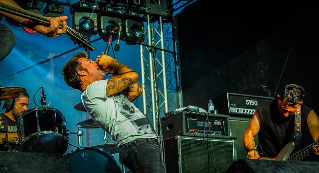 performance line chart and volatility bands